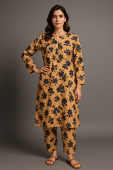 Floral Fire 2 PCs Suit