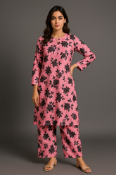 Floral Fire 2 PCs Suit