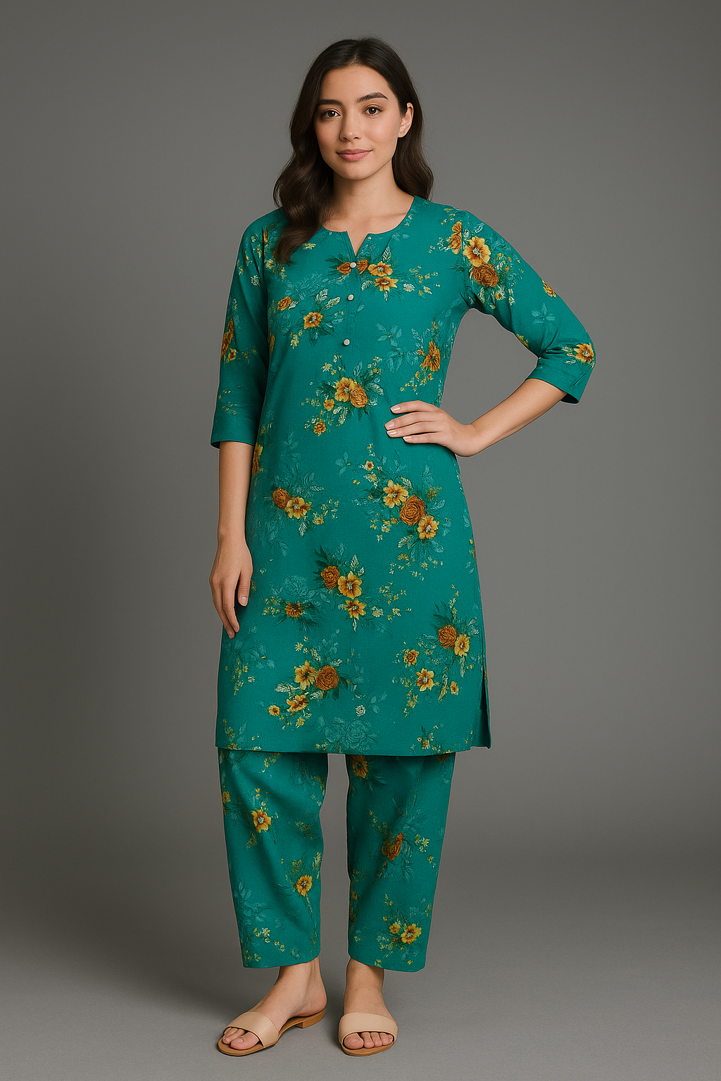 Satrangi Swag 2 Pcs Suit Lawn Stitch